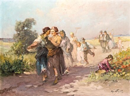 Ács Ágoston (Budapest, 1889 - Budapest, 1947): Hazafelé