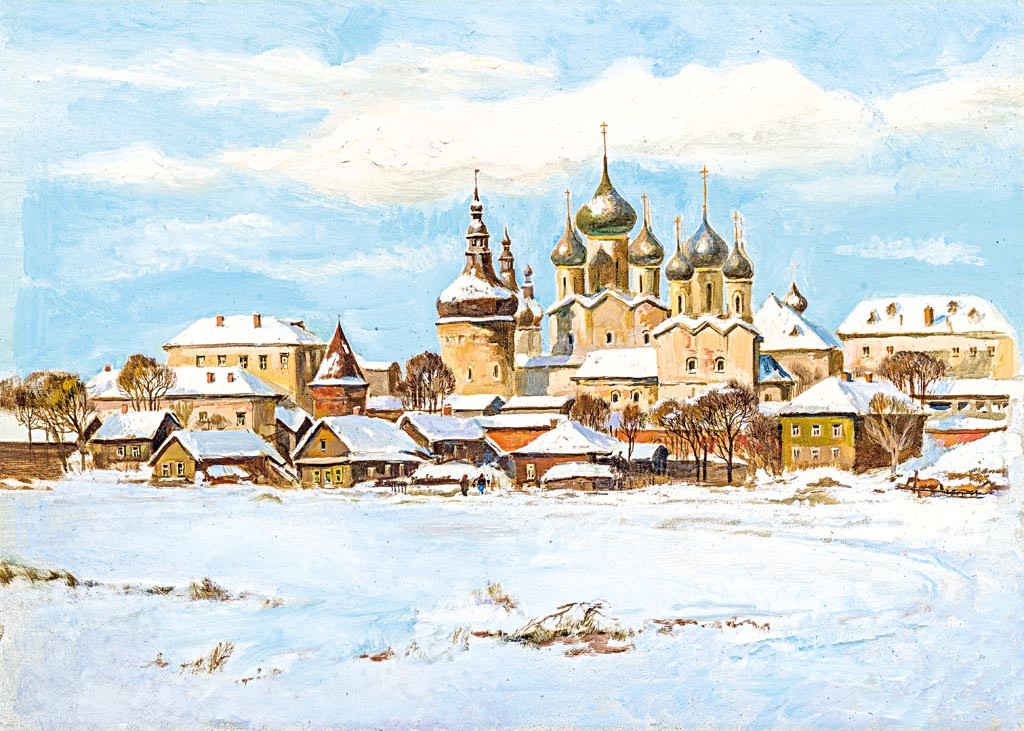 Szemenov, Borisz Mihajlovics (Leningrád,1927- ?): Hagymakupolák téli napsütésben