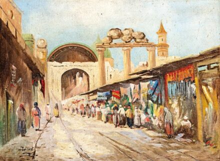 Magyar festő, 20. sz. első fele : Keleti bazár