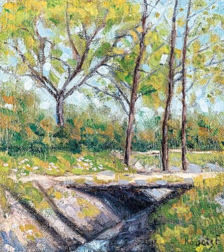 P. Kováts Ferenc (Nagybánya, 1911 - Nagybánya, 1983): Nagybányai parkrészlet