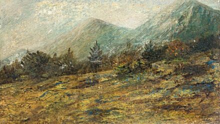 Magyar festő, 1900 körül : Domboldal
