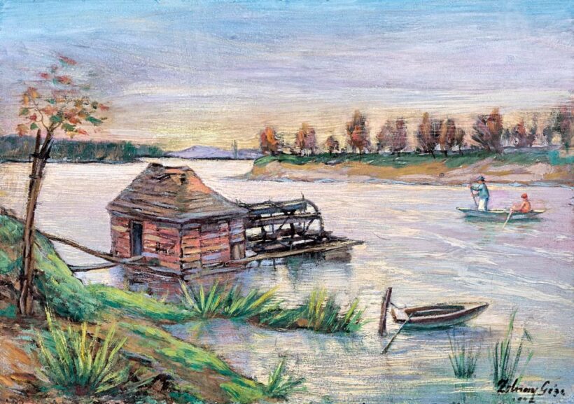 Zolnay Géza (Szentes, 1886 - Budapest, 1965): A Szamos Pálfalvánál, 1947