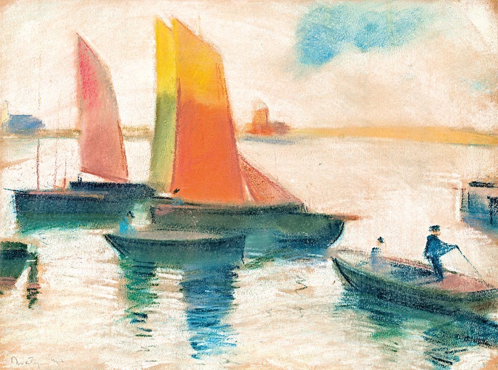 Martyn Ferenc (Kaposvár, 1899 - Pécs, 1986): Színes vitorlák