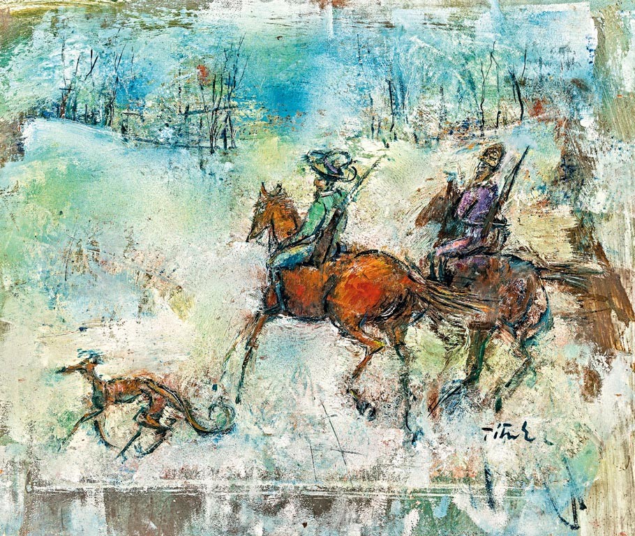 Tóth Ernő (Sajócseg, 1949 - ): "Téli vadászat"