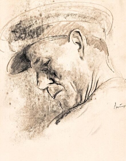 Szőnyi István (Újpest, 1894 - Zebegény, 1960): Férfi portré