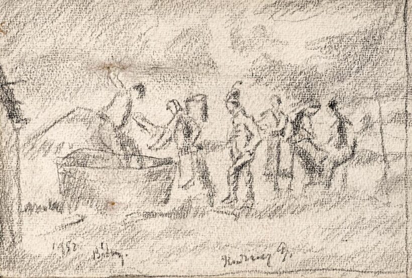 Rudnay Gyula (Pelsőc, 1878 - Budapest, 1957): Szüretelők, 1942