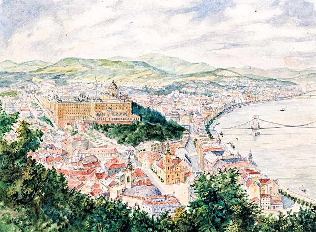 Magyar festő, 20. sz. első fele : "A néhai Tabán"