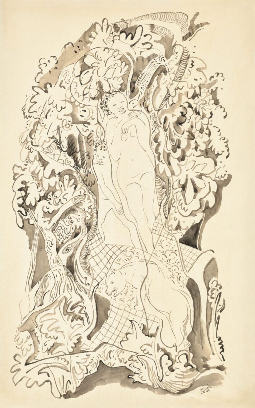 Kádár Béla: Art deco jelenet