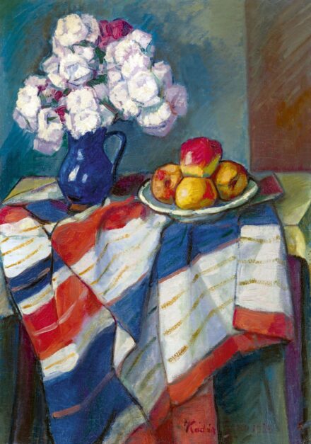 Kádár Géza: Virágcsendélet, 1934