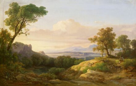 Ifj. Markó Károly: Itáliai táj, 1842
