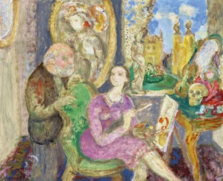 Szabó Vladimir: A fiatal festőnő (A mentor), 1986