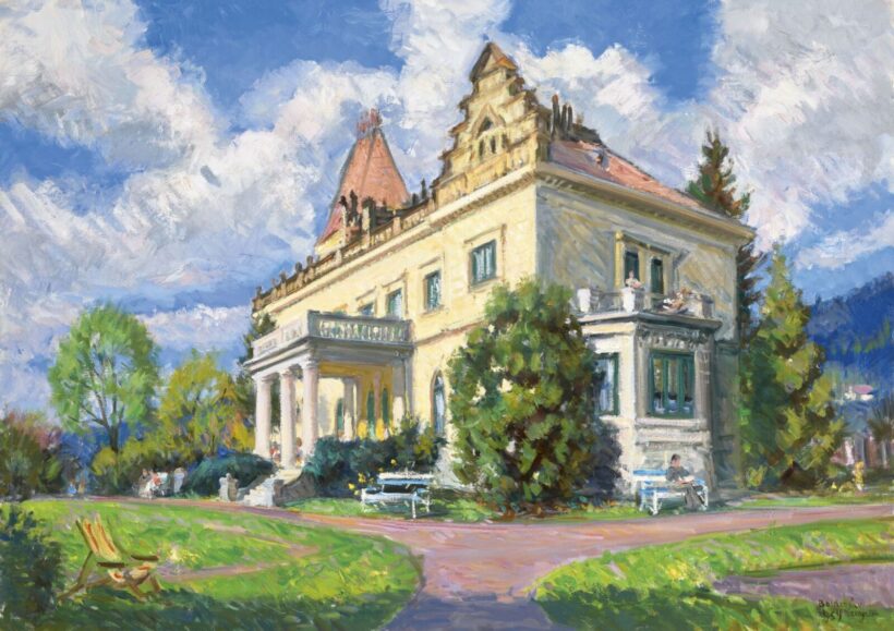 Boldizsár István: Zebegényi kastély, 1959