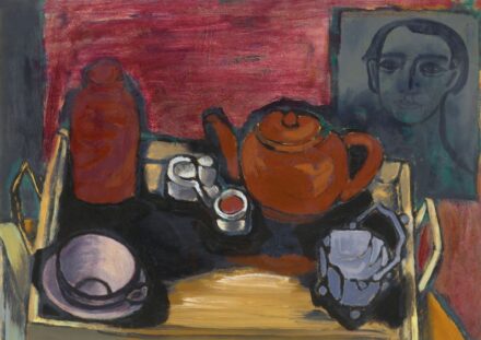 Gadányi Jenő: Csendélet önarcképpel, 1940 körül
