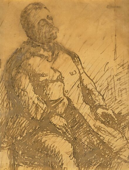 Rippl-Rónai József : Rippl-Rónai Ödön portréja, 1890-es évek
