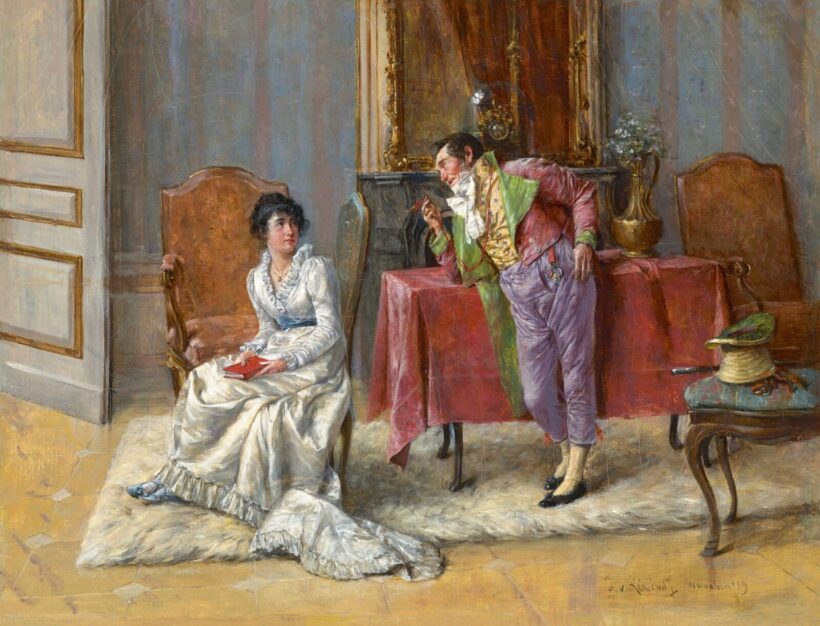 Kéméndy Jenő: Szalon, 1889