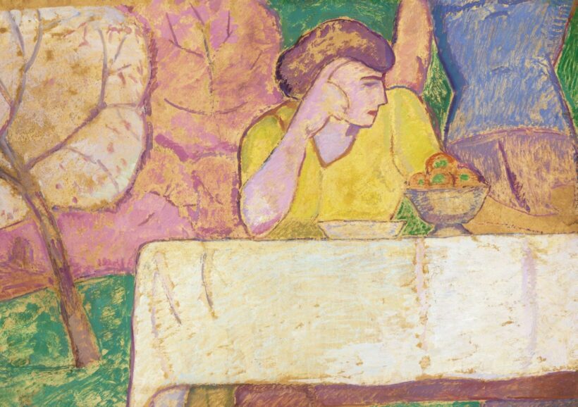 Iványi Grünwald Béla: Vendégség (Tavasz), 1909 körül