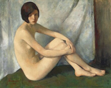 Jánosa Lajos: Bubifrizurás lány, 1928