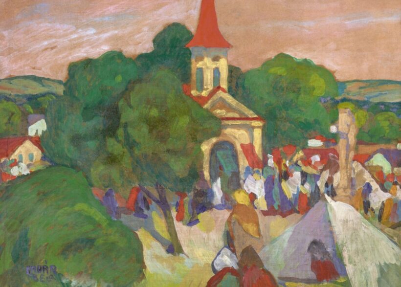 Kádár Béla: Vasárnapi piac, 1910-es évek