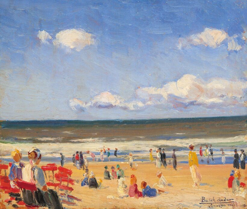 Basch Andor (1885-1944): Viareggiói part, 1923
