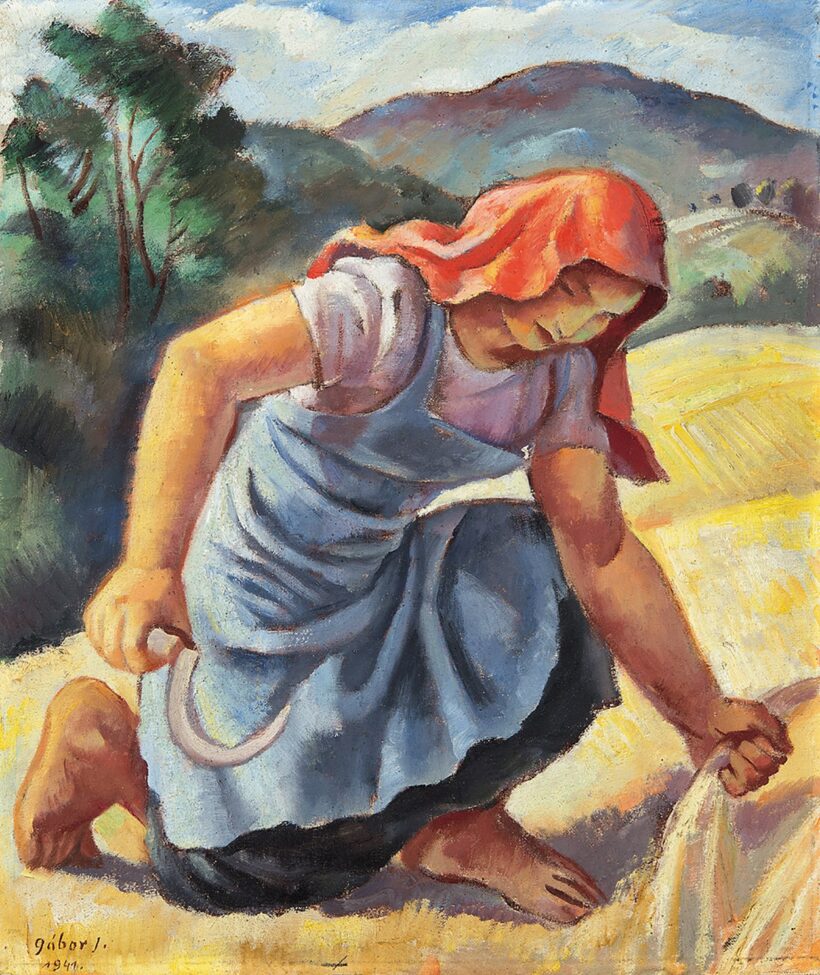 Gábor Jenő (1893-1968): Mezőn, 1941