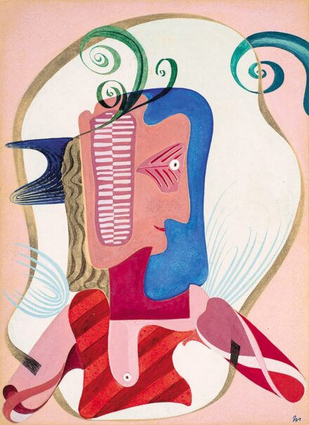 Weininger Andor (1899-1986): Cím nélkül (Táncoló alak), 1928