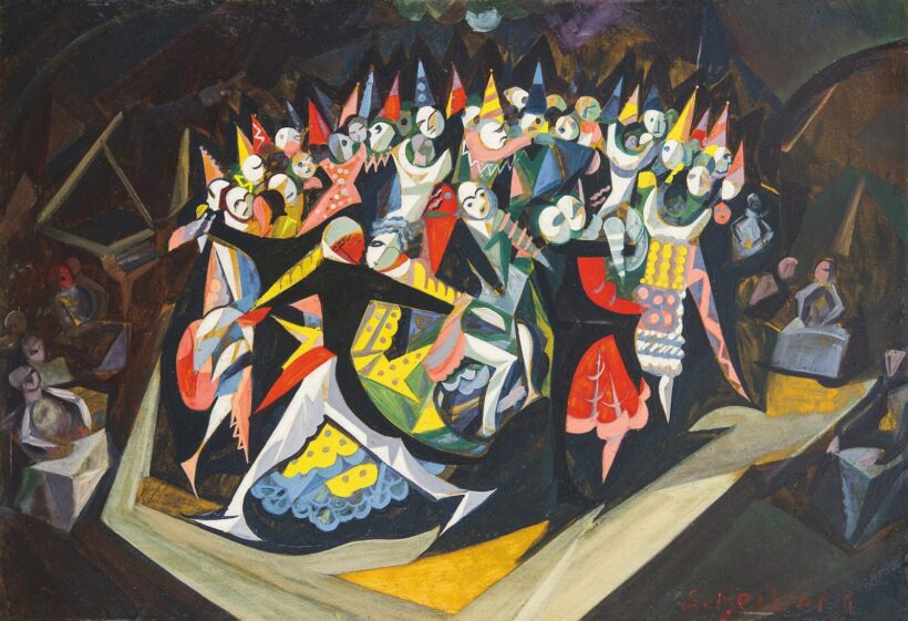Scheiber Hugó (1873-1950): Sturm-bál(Karnevál), 1925