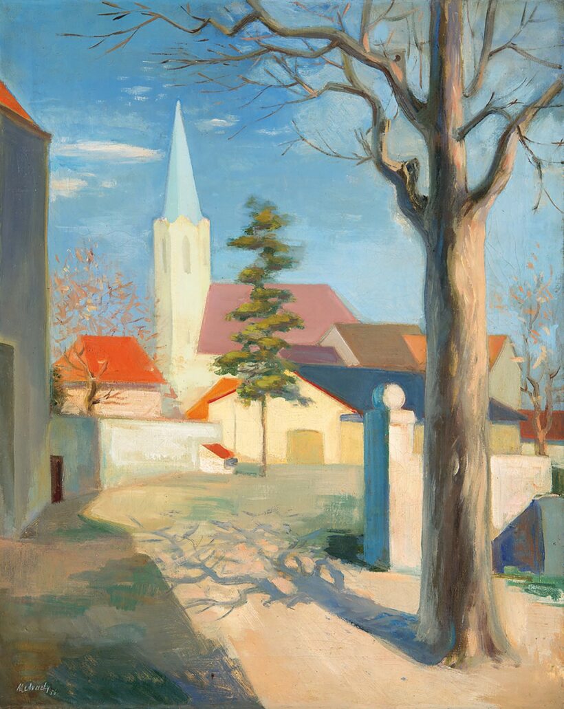 Medveczky Jenő (1902-1969): Sárospataki részlet, 1956