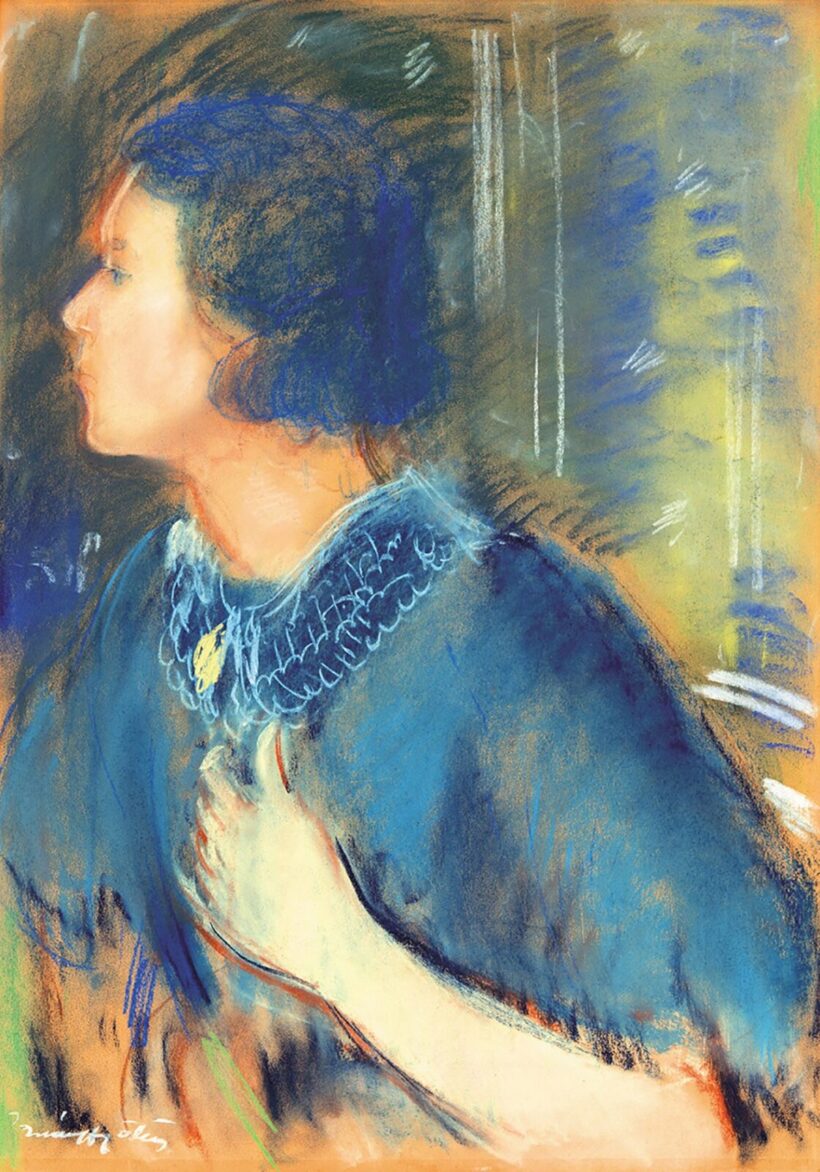 Márffy Ödön (1878-1959): Női portré (Annuska, Nővérem Annuska), 1930-as évek eleje