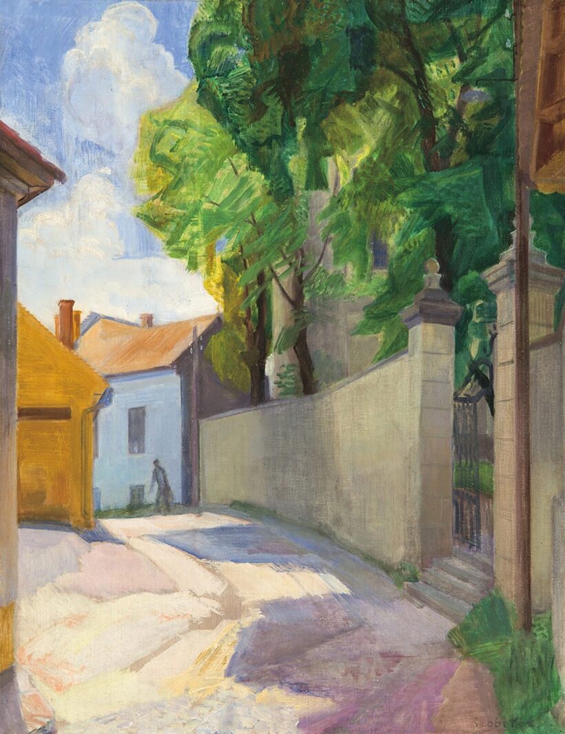 Szobotka Imre (1890-1961): Szentendrei kapu (Szentendrei utca), 1934