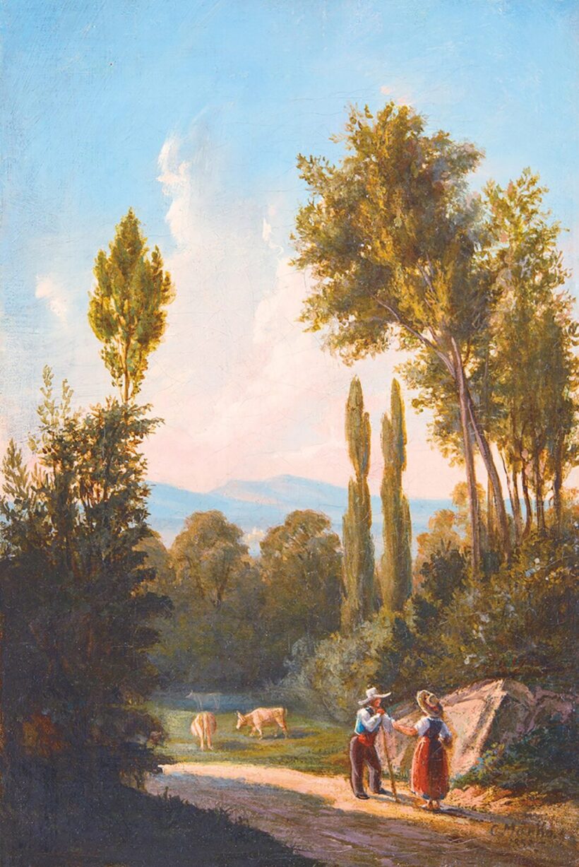 ifj. Markó Károly (1822-1891): Délidőben, 1858
