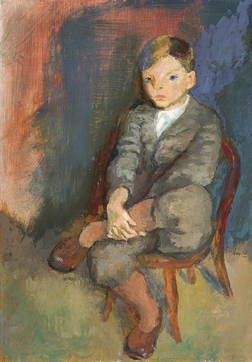Szőnyi István (1894-1960): Péter (A művész fiának portréja), 1935