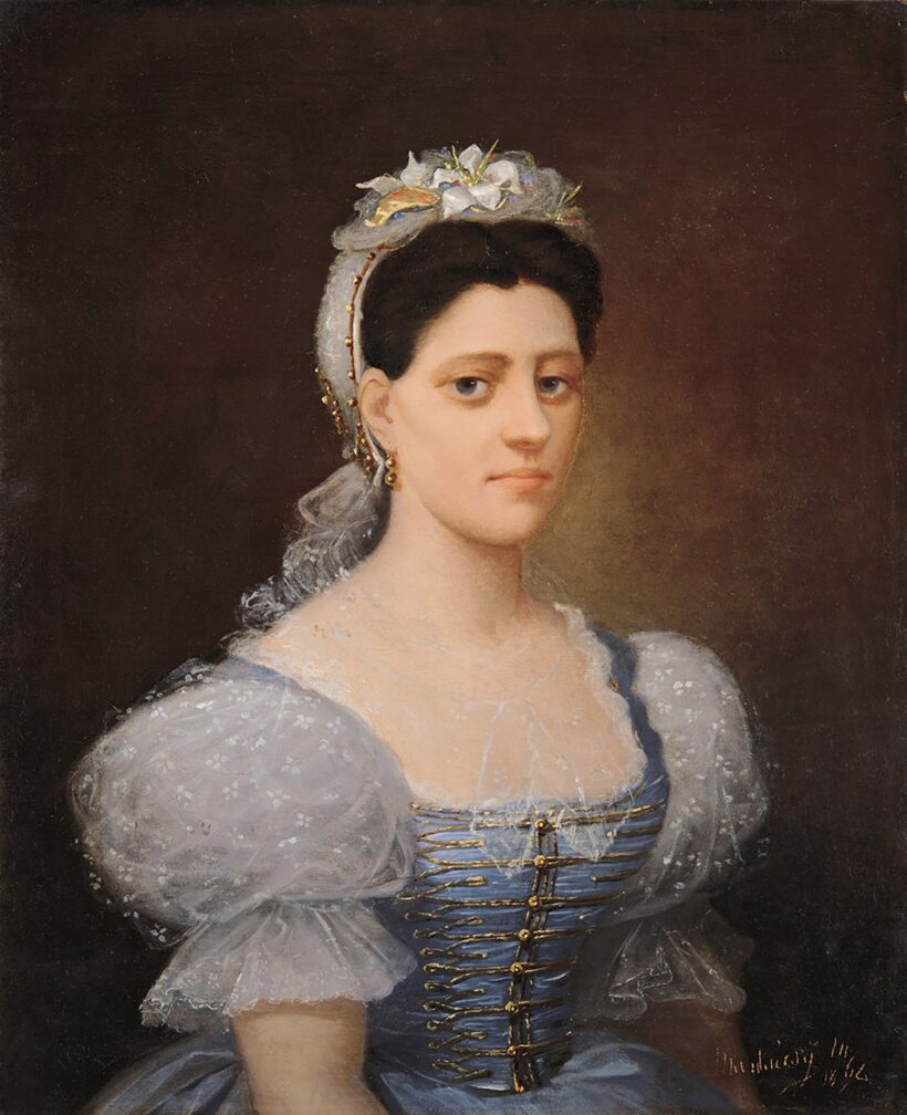 Munkácsy Mihály (1844-1900): Reök Lujza képmása, 1864
