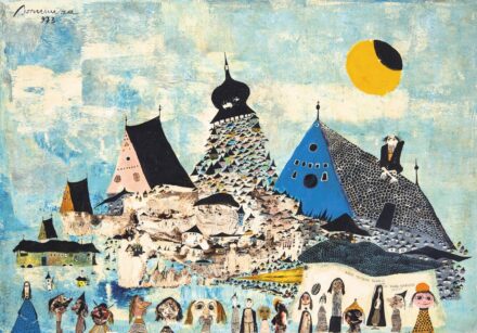 Bornemisza László (1910-1995): Finn kisváros, 1973