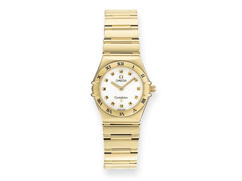 Omega Constellation arany női karóra