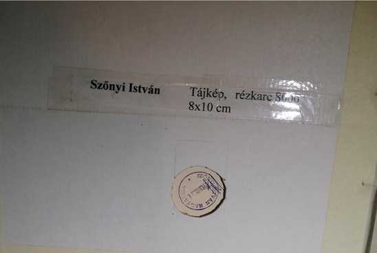 SZŐNYI ISTVÁN Tájkép - Image 2