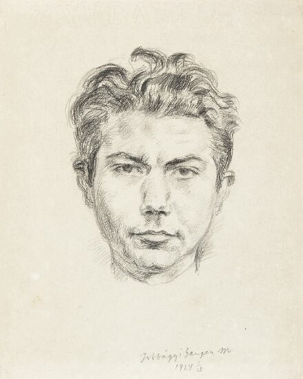 Jobbágyi Gaiger Miklós (1892 - 1959): Önarckép, 1924