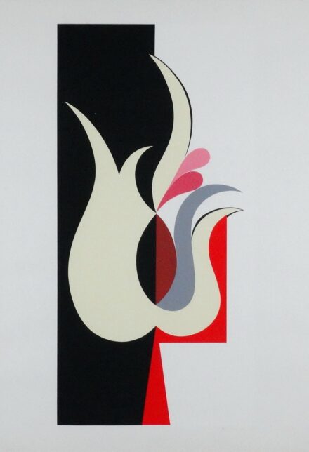 Korniss Dezső (1908 - 1984): Szűrmotívum, 1983