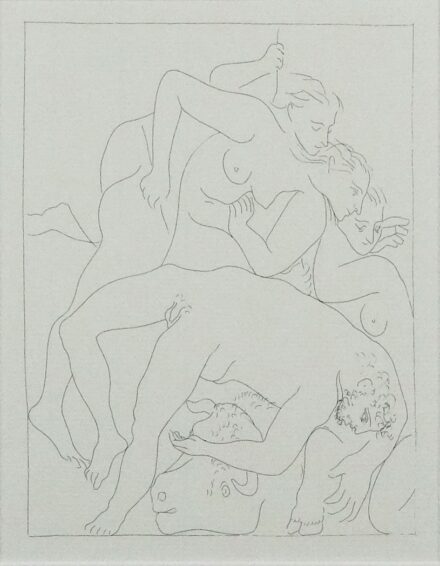 Pablo Picasso (1881 - 1973): Mort dOrpheus, Ovide: Les Metamorphoses, 1931, Paris, eredeti rézkarcokkal