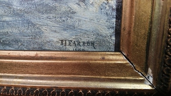 PIERRE JEAN JACQUES FARDON (1873-1930) Befagyott hajó 1890 - Image 2