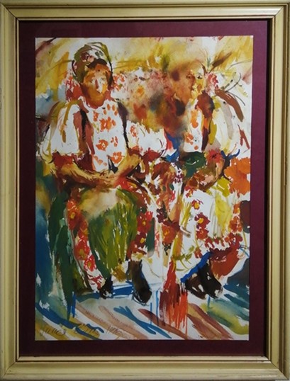 JUHÁSZ ERIKA (1926-2018) Kalotaszegi lányok - Image 3