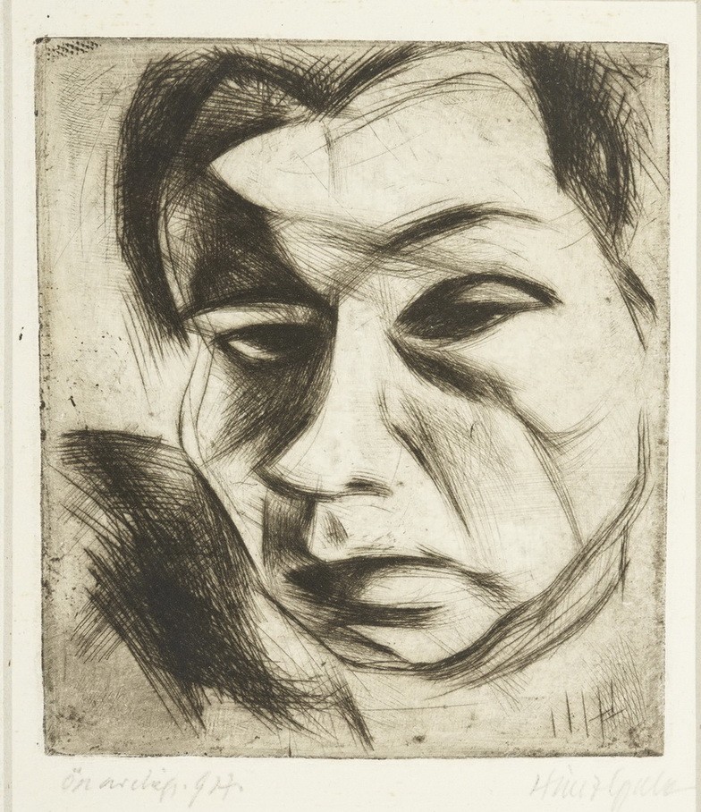 Hincz Gyula (1904 - 1986): Önarckép, 1927