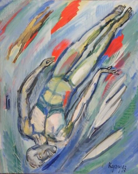 Kaposy K.Ödön (1914 - 1996): Daidalosz és Ikarosz, 1993