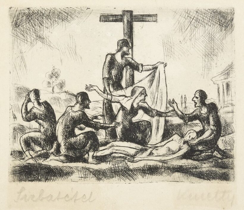 Kmetty János (1889 - 1975): Sírbatétel