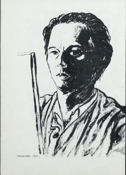 Vasarely, Victor (1908 - 1997): Önarckép, 1941