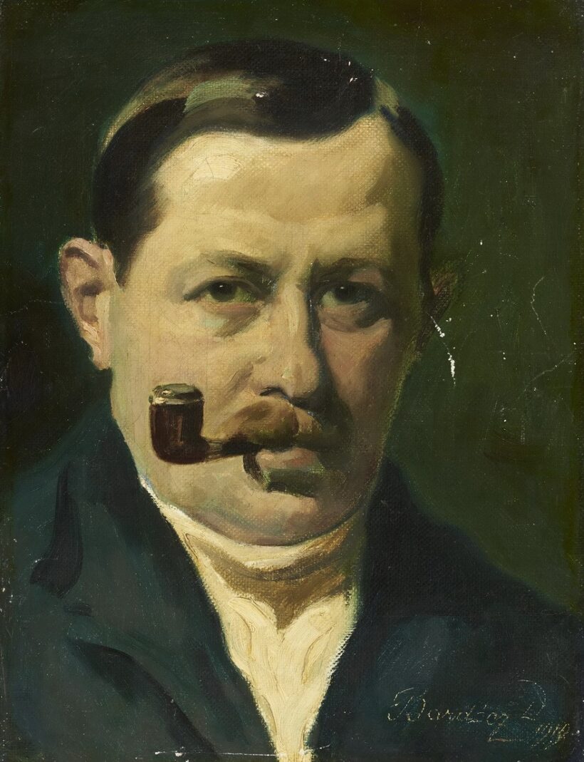 Bardócz Dezső (1880 - 1944), Önarckép, 1919