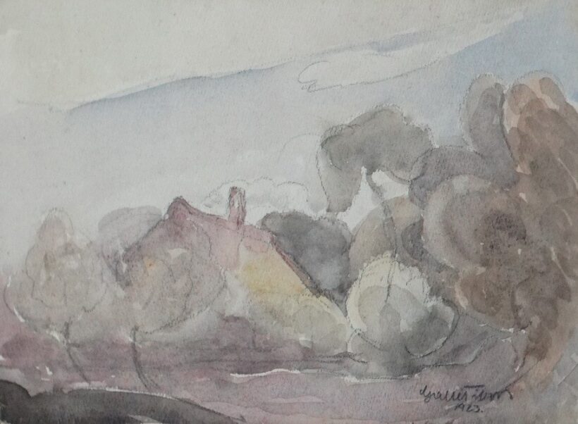 Gallé Tibor (1896 - 1944), Erdőszéle, 1923