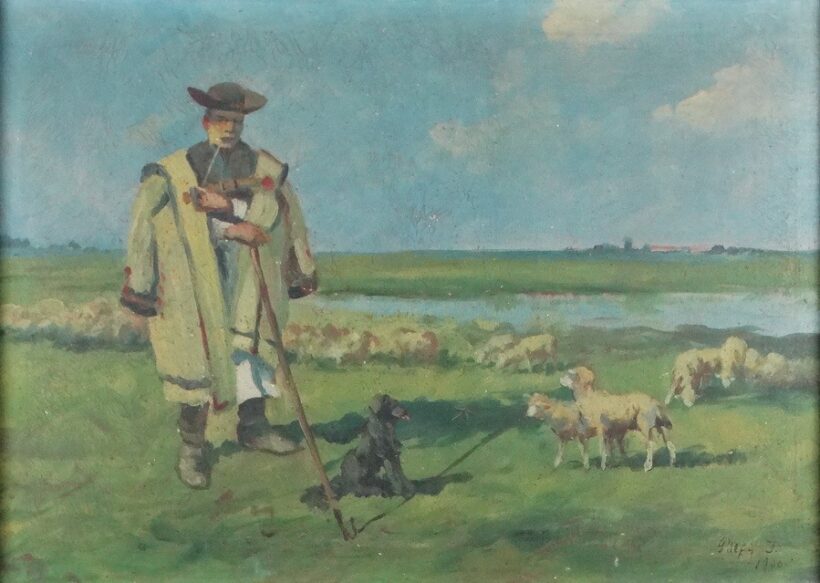 Pálfy József (1864 - 1934), Hortobágy, 1900