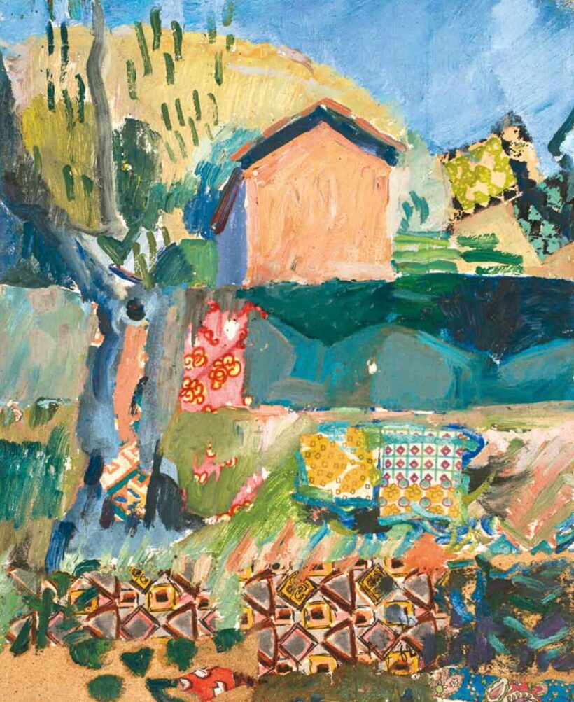 Réth Alfréd (1884-1966):A ház (La maison, A művész háza Tourrettes-sur-Loupban), 1962