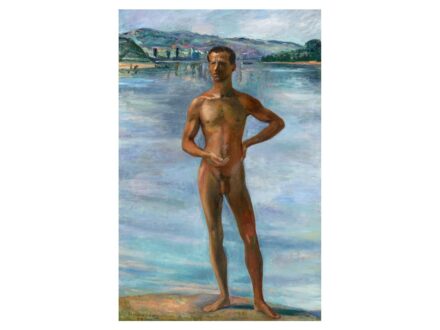 Kernstok Károly: Férfi akt, 1917