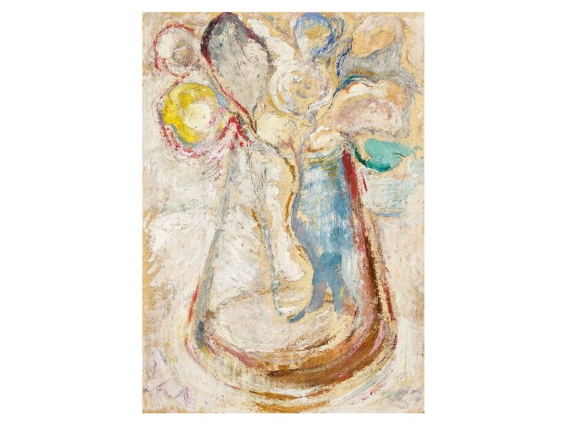 Tóth Menyhért: Virágcsendélet, 1957